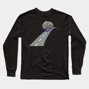 Sisyphus Gets a Car Long Sleeve T-Shirt